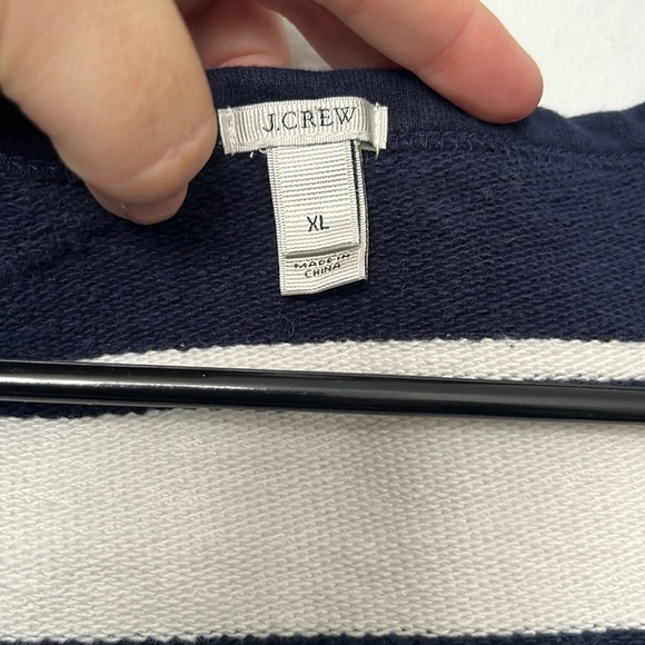 Striped Sleeveless Dress - Blue and White - Picture 2 of 3